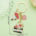 Rose, Sunflower and Flower Charm Keychains Featuring Red Heart Across 50 Variations view 6
