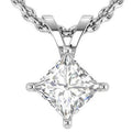 Silver Tone Assorted Clear Stone Pendant Necklaces view 9