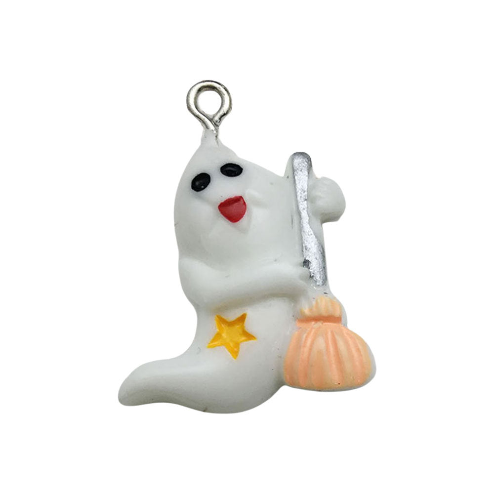 Resin Halloween Pumpkin Skull Ghost charm pendant for DIY bracelet necklace keychain