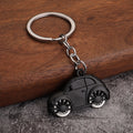Metal Cartoon Car Keychain in Seven Color Finishes view 4