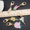 Five-Piece Sunflower Carnation Bouquet Lobster Clasp Charm Assortment view 4