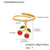 Gold Cherry Ring