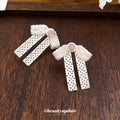 Crystal Bow and Filigree Flower Stud Earring Collection view 4