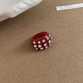 Resin Chunky Rings and Open Cuffs with Silver Studs or Rhinestones view 7