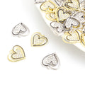 Crystal Double Heart Jewelry Components For DIY Earrings And Bracelets Charms view 1