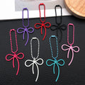 Seven Color Bow and Bead Phone Wrist Straps for Accessory Making view 3