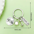 Fitness Charm Keychains in 17 Pictured Variations for Bags and Keys view 7