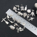 Blue Wine Theme Metal Charms with 26 Listed Options view 4