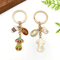 Dog Charm Keychains Featuring White Dog Across 13 Pictured Variations view 3