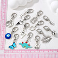 Mini Silver Lobster Clasp Charms Mixed Motifs 13 Styles view 5