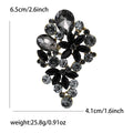 Glass Crystal Cluster Brooch Floral Cascade Six Colors view 10
