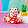 Crystal Snake Keychain Collection in Twenty One Colors and Constructions view 1