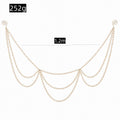 Multi Swag White Faux Pearl Garland Christmas Tree Decor view 3