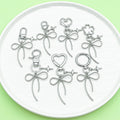 Butterfly Charm Keychains in 8 Pictured Variations for Bags and Keys view 4