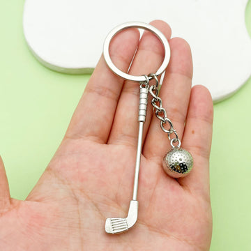 Golf Charm Keychains in 44 Pictured Variations for Bags and Keys
