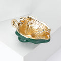 Glossy Enamel Bell Pepper Brooch in Green or Bright Red view 3