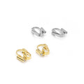 Gold and Silver Earring Clip Converter Findings Six Options view 3