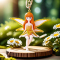 Crystal Flower Fairy Doll Keychains in Two Designs and Nine Options view 4