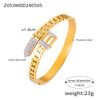 Gold Curb Buckle