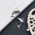 Antique Zinc Alloy Seahorse Starfish Turtle Charm Pendant for Bracelet Jewelry