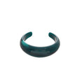 Wide Rounded Asymmetric Resin Open Cuff In Eleven Colors view 5