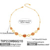 Orange Glass Necklace