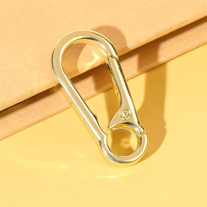 Minimalist Metal Carabiner Alloy Keychain for Men and Women