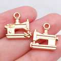 Antique Zinc Alloy Sewing Machine Charm Pendant for DIY Bracelet Necklace and Keychain Jewelry