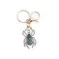 Rhinestone Spider Keychain Gold Clasp Three Color Options view 5