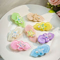 Glitter Resin Hair Clips Starfish Shell Butterfly Styles view 3