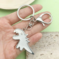 Dinosaur Charm Keychains in 6 Pictured Variations for Bags and Keys view 1