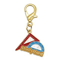 Study Hard Ruler Protractor Enamel Lobster Clasp Keychain view 7