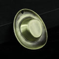 Zinc Alloy Cowboy Hat Charm Antique Finish Four Colors view 6
