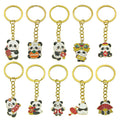 Panda Charm Keychains Featuring Flower Across 42 Pictured Variations view 5