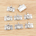 Vintage Camera Charms in Antique Bronze and Silver Finishes view 7