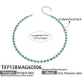 Multicolor Crystal Tennis Necklace and Bracelet Collection view 11