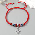 Red Braided Cord Evil Eye Animal and Symbol Charm Bracelets view 7