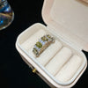 Green Oval Ring