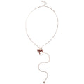 Horse Charm Layered Necklace In Two Colors Jewelry Design view 5