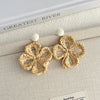Khaki Woven Flowers