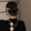 Silver Chain Hairpin