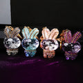 Bubble Pearl Jelly Rabbit Keychains in Four Colors plus Assorted Option view 10