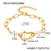Gold Heart Bracelet
