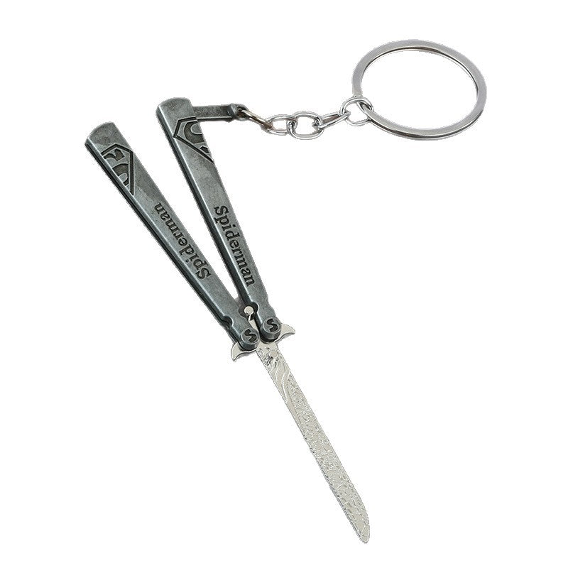 Anime Butterfly Trainer Alloy Model Keychain Gift Accessory