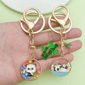 Panda Charm Keychains Featuring Blue Panda Across 45 Pictured Variations view 4
