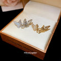 Openwork Butterfly Ear Cuffs in Silver and Gold Tones view 4