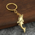 3D Dolphin Alloy Keychain Ocean Car Charm Gift Accessory