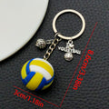 Tennis Volleyball Soccer and Football Ball Keychains view 7