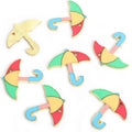 Colorful Umbrella Enamel Metal Jewelry Charms, 16 Designs view 12