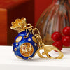 Blue Round-Pouch